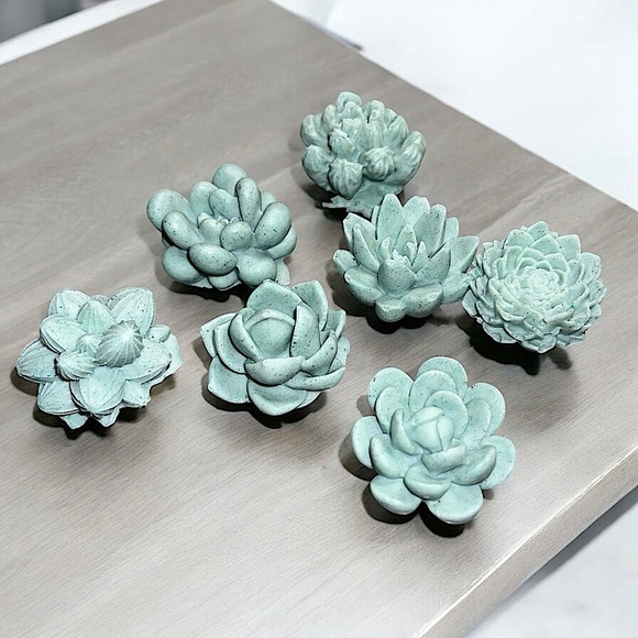 Handmade Other - Vanilla tea tree homemade succulents soap 7pc 1x1inch .5oz Donkey milk based